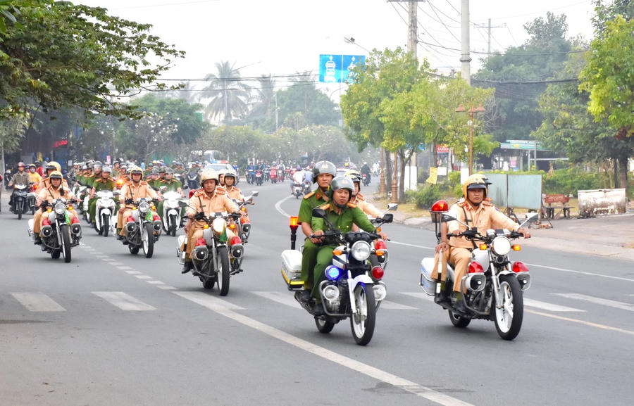 Cảnh sát trật tự và Cảnh sát giao thông Công an Bạc Liêu là một trong những lực lượng nòng cốt trong các đợt cao điểm tấn công, trấn áp tội phạm, bảo đảm ANTT địa bàn.