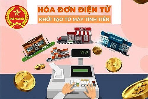 Đẩy nhanh triển khai hóa đơn điện tử khởi tạo từ máy tính tiền đối với hộ kinh doanh.