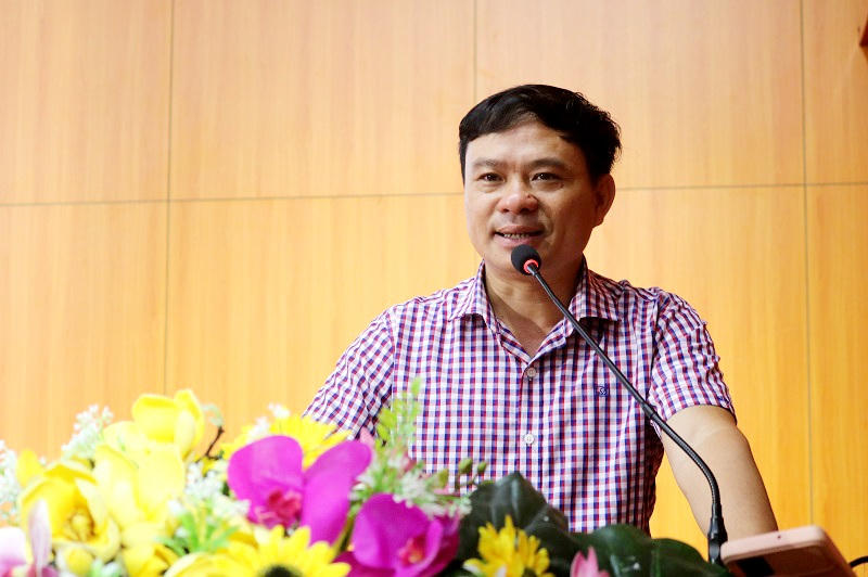 2. PGS.TS. Nguyễn Ngọc Kiện, Trưởng Khoa luật hình sự, trường ĐH Luật, ĐH Huế phát biểu tại hội thảo.