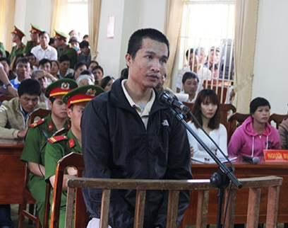 Bị cáo Kiều Quốc Huy tại  phiên tòa.