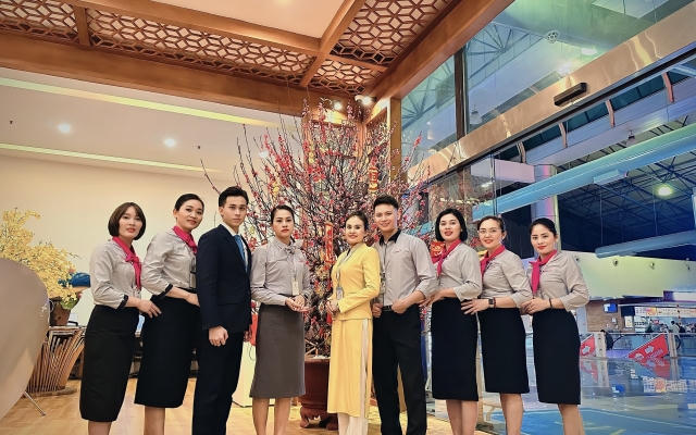 Rộn ràng sắc xuân Giáp Thìn 2024 tại Sân bay Nội Bài