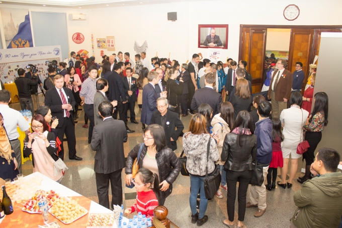 Góc triển lãm " 90 năm ngoại giao Nhân dân".