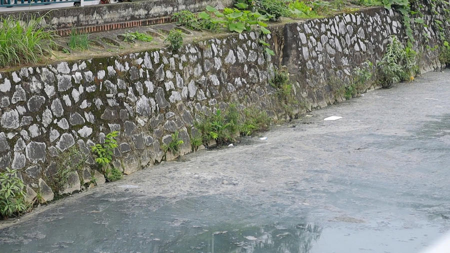 Khu vực Hào Thành Cổ bị ô nhiễm nguồn nước nghiêm trọng.