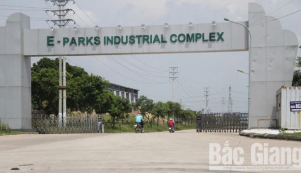 Công ty  TNHH E-Parks tại Cụm công nghiệp Hợp Thịnh, xã Hợp Thịnh - Hiệp Hòa (Nguồn Báo Bắc Giang).