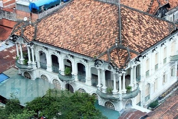 Căn biệt thự cổ tại 110-112 Võ Văn Tần (quận 3, TPHCM). Ảnh: hcmcpv.