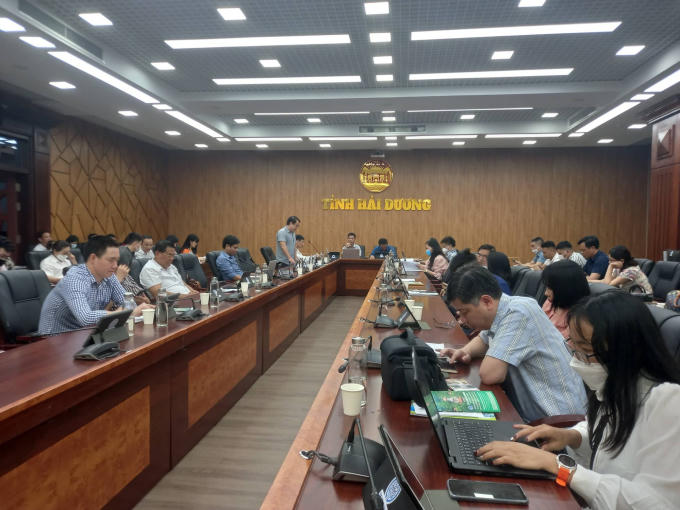 Quang cảnh buổi họp báo.