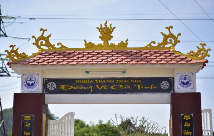 Nghĩa trang thai nhi "Đường về cõi tịnh"