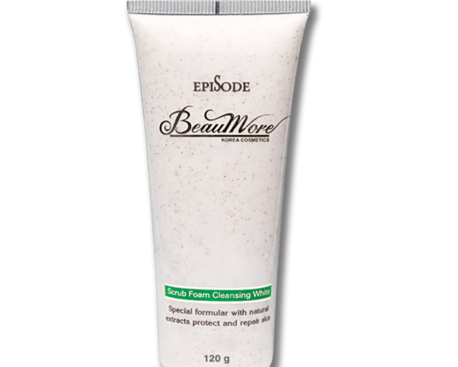 Sữa rửa mặt hạt mơ Episode BM Beaumore 120g