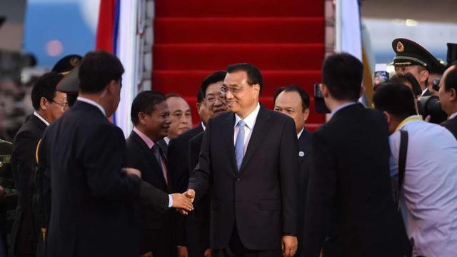 Thủ tướng Lý Khắc Cường tới Lào để tham dự cuộc họp với ASEAN ngày 6/9. (Ảnh: SCMP).