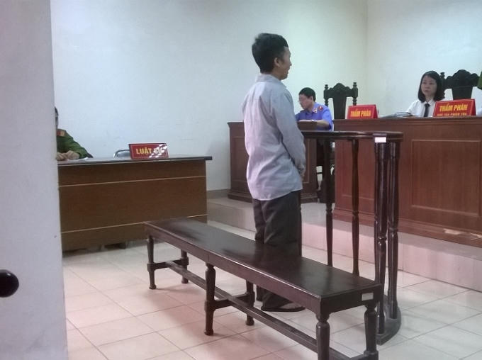 Bị cáo Giàng A Nếnh tại phiên tòa phúc thẩm