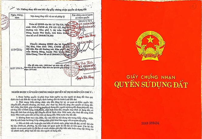 kien giang can lam ro nhieu bat thuong khi cap giay chung nhan quyen su dung dat cho nguoi dan tai phu quoc