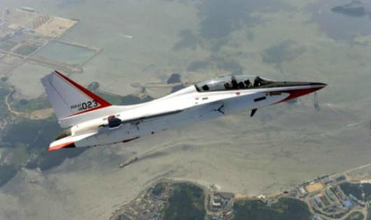 Máy bay huấn luyện T50. (Ảnh: Korean Aerospace Industries/VOV)