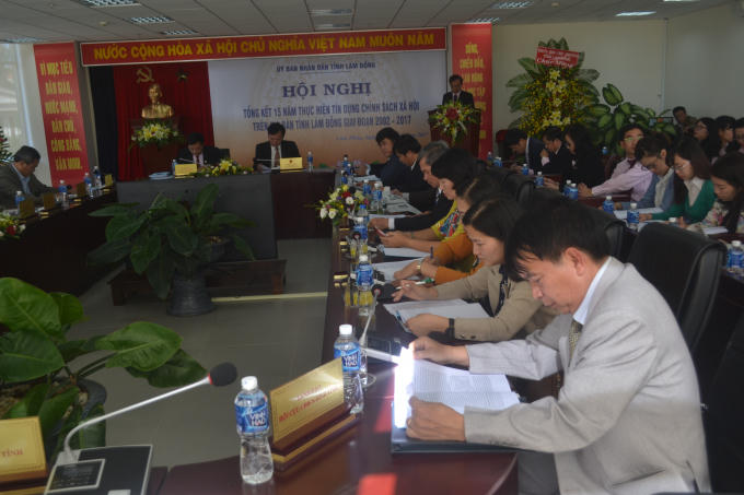 Quang cảnh buổi hội nghị.