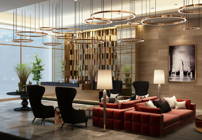 Sảnh chờ 5 sao của Sun Grand City Thuy Khue Residence