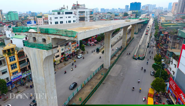 toan canh tuyen duong 9.400 ty o ha noi sau gan 2 nam thi cong hinh anh 10