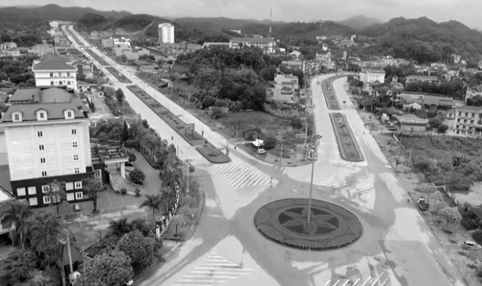 Một góc TP Yên Bái.