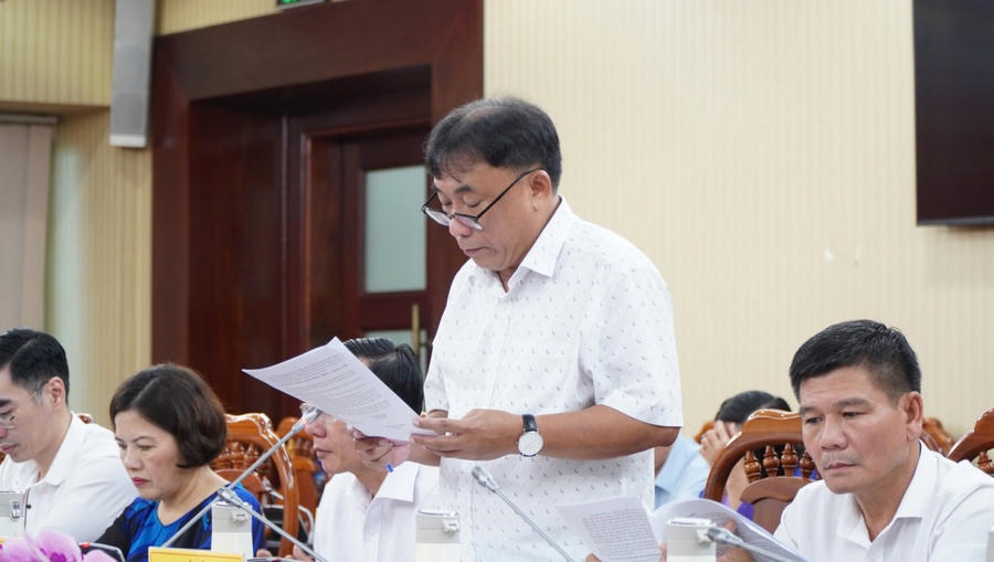 Ông Ngô Diệp Lai, Phó Giám đốc Sở Tư pháp, Phó Chủ tịch Hội đồng phối hợp liên ngành

			tỉnh Bà Rịa - Vũng Tàu phát biểu.