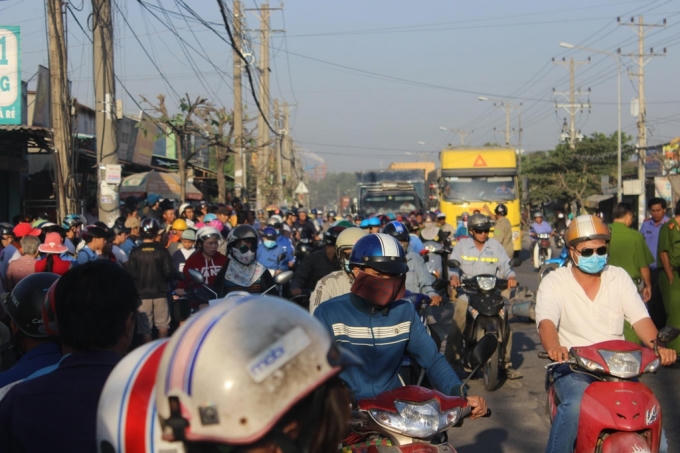 Vụ TNGT khiên giao thông ùn tắt nghiêm trọng