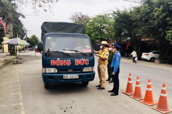Hải Phòng tăng cường kiểm soát người và phương tiện vận chuyển hàng hóa từ các tỉnh ngoài về Hải Phòng
