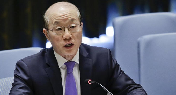 Đại sứ Trung Quốc tại Liên Hợp Quốc. (Ảnh: AP)