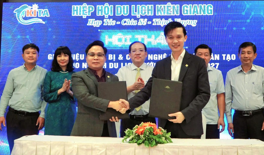 Hiệp hội Du lịch tỉnh Kiên Giang và Công ty cổ phần công nghệ LOCAAI ký kết hợp tác
