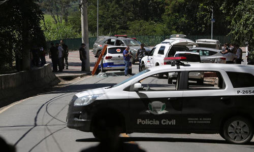 Hiện trường xảy ra vụ cướp. (Ảnh: Reuters)