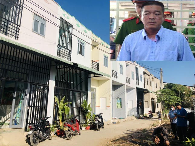 Những căn nhà liền kề xây dựng trên đất nông nghiệp và chân dung đối tượng Tống Thanh Việc (ảnh nhỏ)