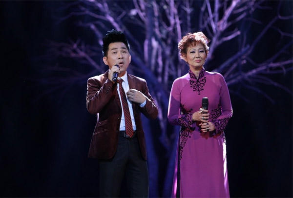 Hai ngôi sao hải ngoại Quang Thành và Kim Anh.