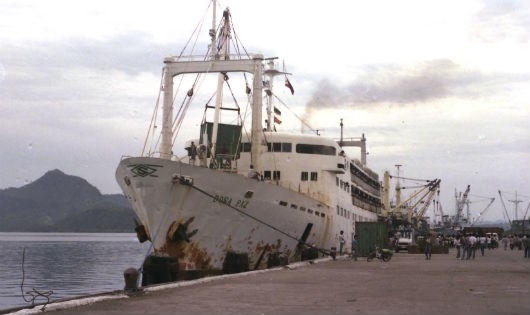 H&igrave;nh ảnh con t&agrave;u Dona Paz v&agrave;o năm 1984, 3 năm trước khi xảy ra thảm họa.
