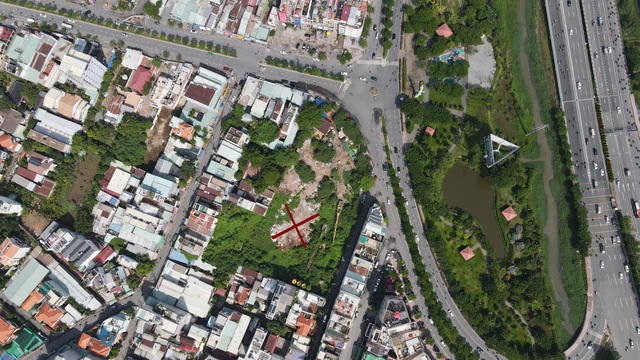 Khu đất được chính quyền địa phương giao năm 1975 với diện tích 7.700m2