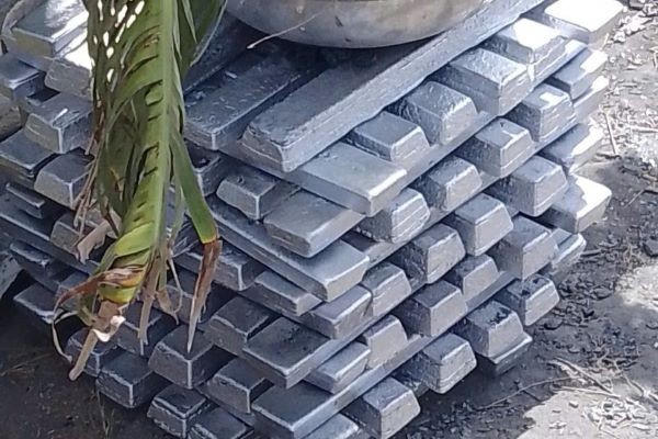 Các thanh nhôm đã tái chế. Ảnh: CACC