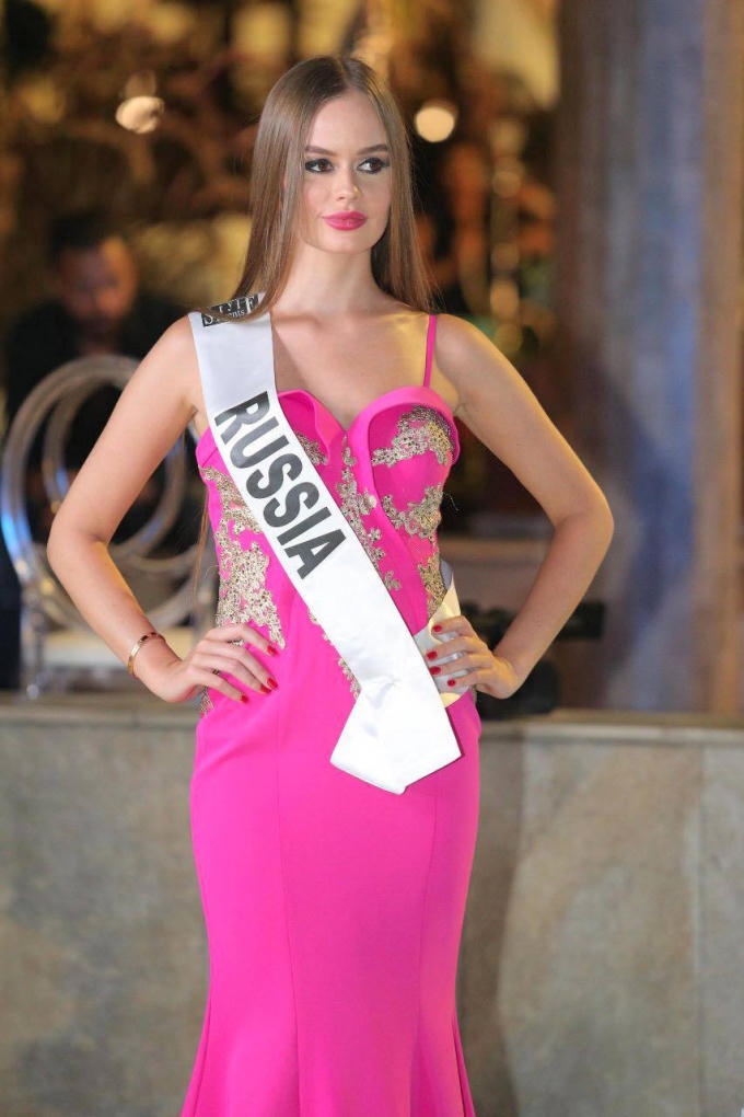 Người đẹp Nga là Á hậu 2 Hoa hậu Châu Á Thế giới.