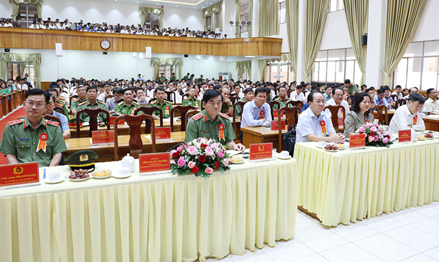Các đại biểu tham dự "Ngày hội toàn dân bảo vệ an ninh Tổ quốc”