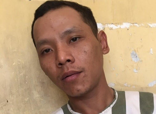 Nguyễn Văn Qúy tại cơ quan công an.