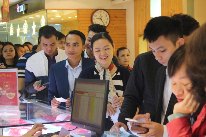 Hình ảnh ghi nhận ở phố Lê Ngọc Hân