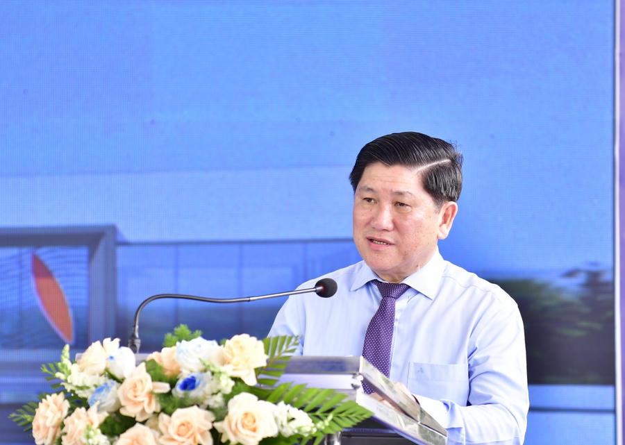 Ông Lê Văn Sử - Tỉnh ủy viên, Phó Chủ tịch UBND tỉnh Cà Mau, phát biểu tại buổi lễ.