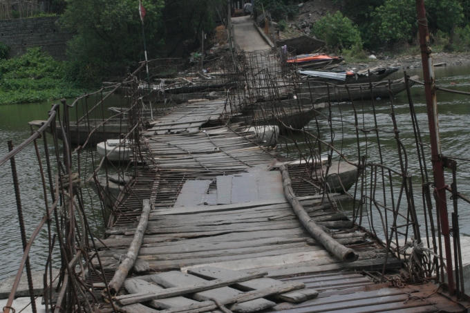 Sự xuống cấp cũng nhìn thấy rất rõ