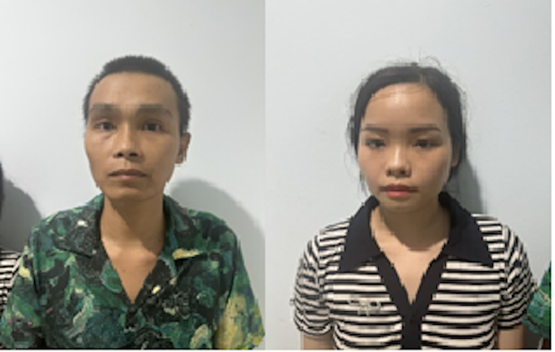 Đối tượng Nguyễn Văn Quý và Nguyễn Diệu Anh.