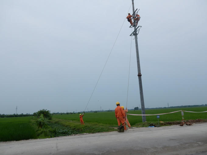 EVN HANOI tổ chức diễn tập Ph&ograve;ng chống thi&ecirc;n tai v&agrave; t&igrave;m kiếm cứu nạn năm 2018