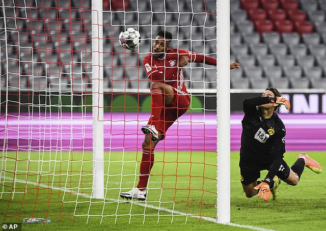 Tolisso mở tỷ số cho Bayern Munich ở phút thứ 18