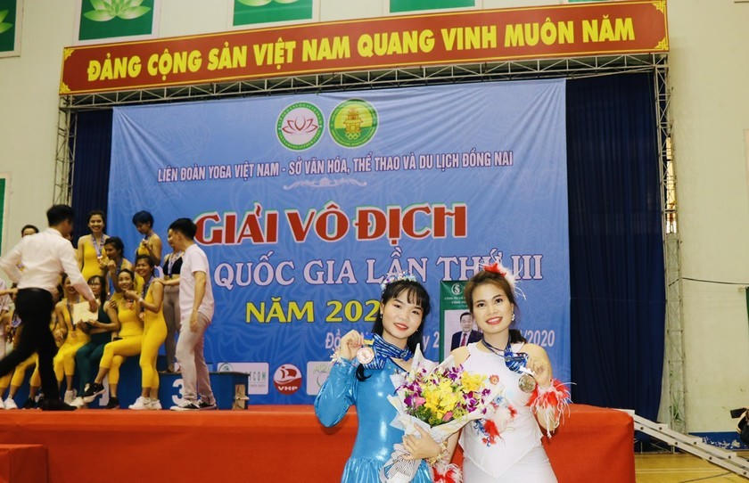 Những VĐV đã giành HCV Giải vô địch Quốc gia môn Yoga lần thứ III năm 2020.