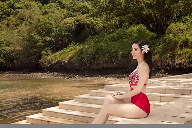 Hoa hậu đền Hùng Giáng My tung ảnh bikini khiến fan kêu trời vì quá nuột nà - ảnh 6