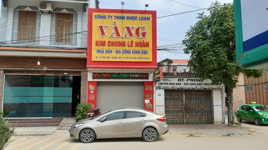 Tiệm vàng nơi xảy ra sự việc