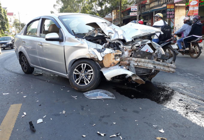 Xe taxi tông xe máy 3 người tử vong ngay đêm Tết Dương lịch (Ảnh minh họa).