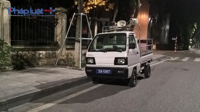 Trên đường Lê Thái Tổ, hàng đêm luôn có xe của Cảnh sát đỗ.
