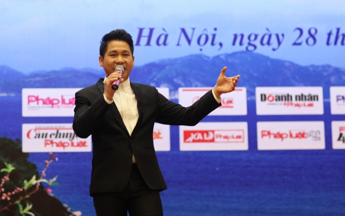 Ca sỹ Trọng Tấn cũng góp mặt.
