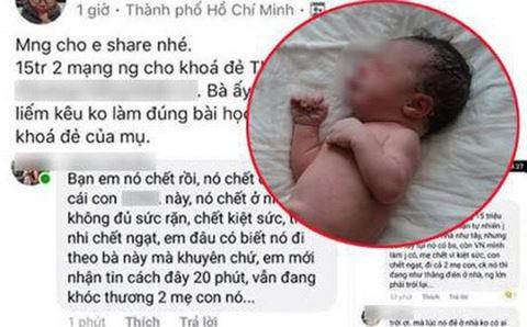 Bộ Y tế đề nghị công an vào điều tra vụ đăng tin facebook về sinh con "thuận tự nhiên" khiến hai mẹ con tử vong gây hoang mang dư luận.