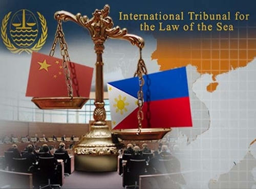 Philippines kiện Trung Quốc về đường lưỡi bò.