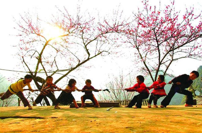 Xu&acirc;n về tr&ecirc;n bản người M&ocirc;ng. Ảnh internet