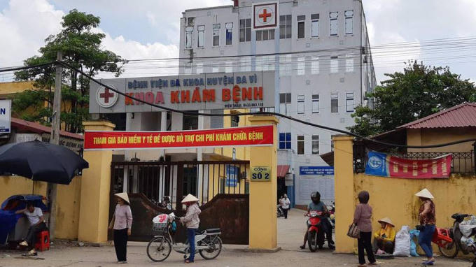 Bênh viện Đa khoa huyện Ba Vì.